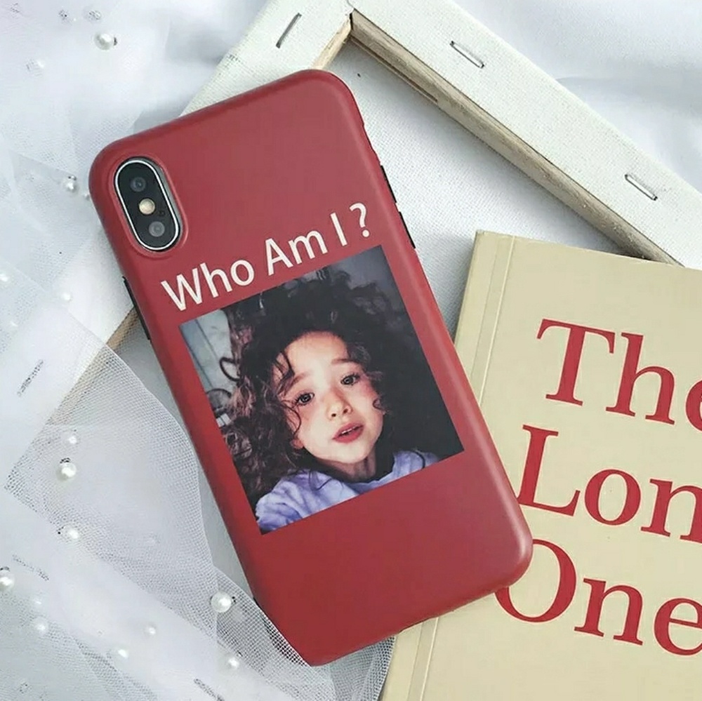 iPhone XR/XS/XsMax/7/8/+❤️️who am I phone case